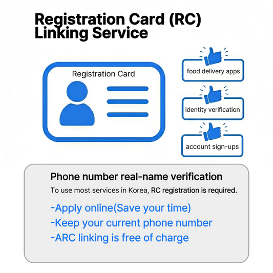 Korea Student SIM Card (120 Days) | Unlimited Data & Calls + 010 Number | Free RC Linking | eSIM | Price Match Guarantee